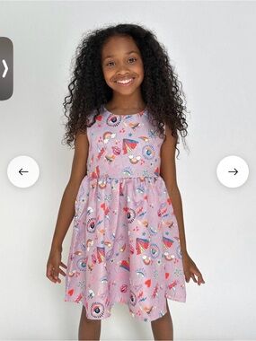 Lola and the Boys Good Vibes' Pink Sleeveless Dress